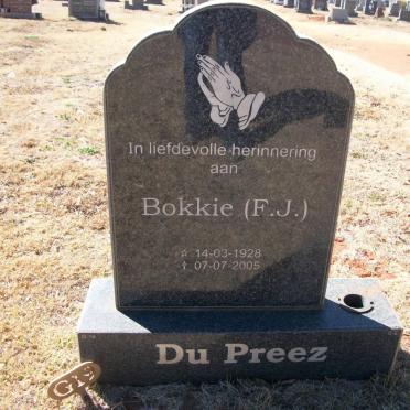 PREEZ F.J., du 1928-2005