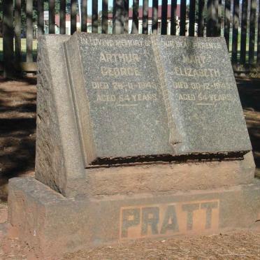 PRATT Arthur George -1943 &amp; Mary Elizabeth -1943