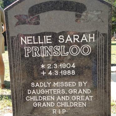 PRINSLOO Nellie Sarah 1904-1988