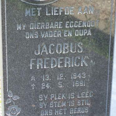 PRETORIUS Jacobus Frederick 1943-1991 &amp; Hester Maria E. 1943-