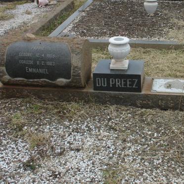 PREEZ Emmaniel, du 1909-1963