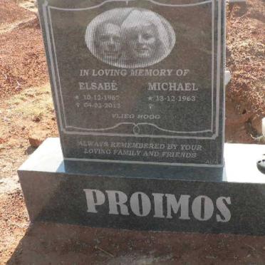 PROIMOS Michael 1963-? Elsabe 1967-2013