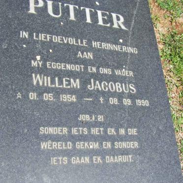 PUTTER Willem Jacobus 1954-1990