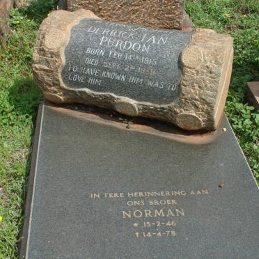PURDON Derrick Ian 1915-1959 PURDON Norman 1946-1978.JPG