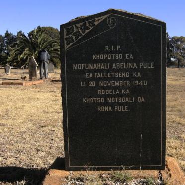 PULE Mofumahali Abelina -1940