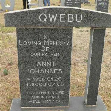 QWEBU Fannie Johannes 1958-2003