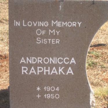 RAPHAKA Andronicca 1904-1950