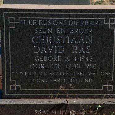 RAS Christiaan David 1943-1980