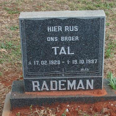 RADEMAN Tal 1928-1997