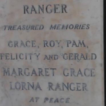 RANGER Eric Morris &amp; Margaret Grace Lorna