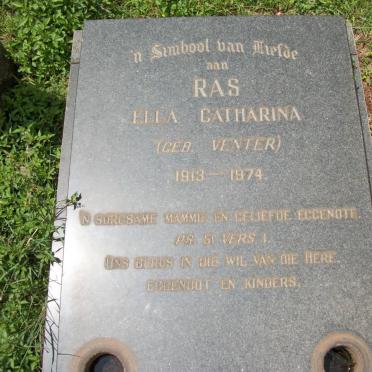 RAS Ella Catharina nee VENTER 1913-1974 