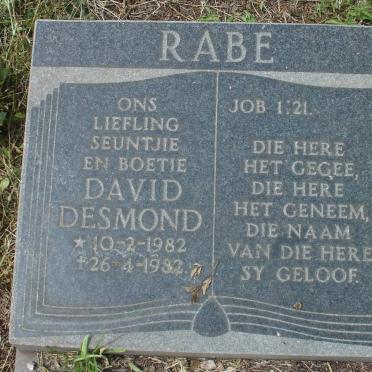 RABE David Desmond 1982-1982