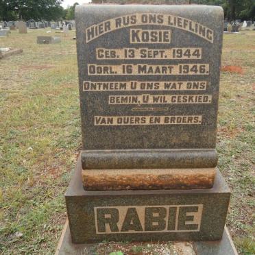 RABIE Kosie 1944-1946