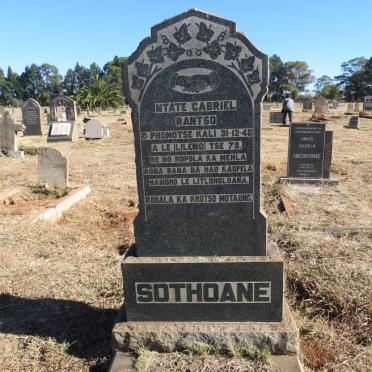 RANTSO Ntate Gabriel 1948-1978