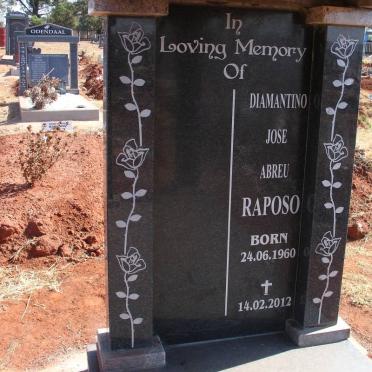 RAPOSO Diamantino Jose Abreu 1960-2012