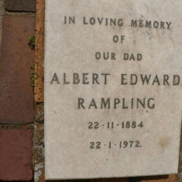 RAMPLING Albert Edward 1884-1972