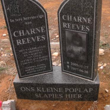 REEVES Charne 2005-2007