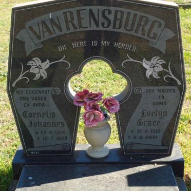 RENSBURG Cornelis Johannes, van 1914-1988 &amp; Evelyn Grace 1918-2001