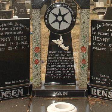 RENSBURG Henry Hugo, Jansen van 1932-2008 :: JANSEN VAN RENSBURG Henry Hugo 1968-1986