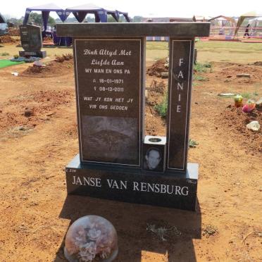 RENSBURG Fanie, Janse van 1971-2011