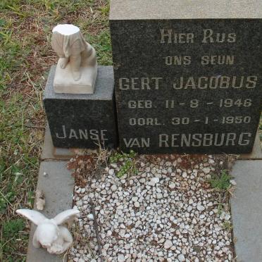 RENSBURG Gert Jacobus, Janse van 1946-1950