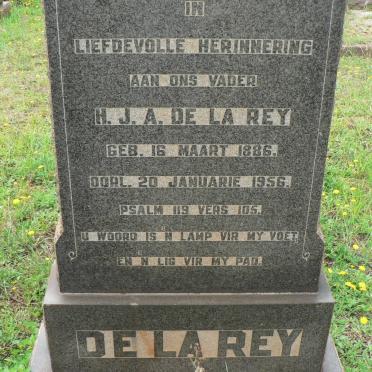 REY H.J.A., de la 1886-1956