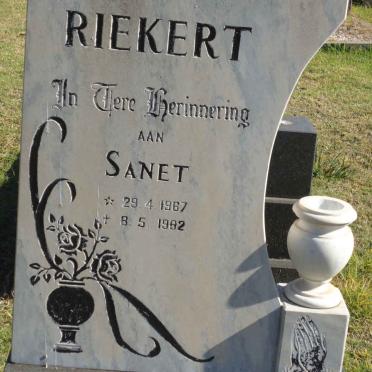 RIEKERT Sanet 1967-1982