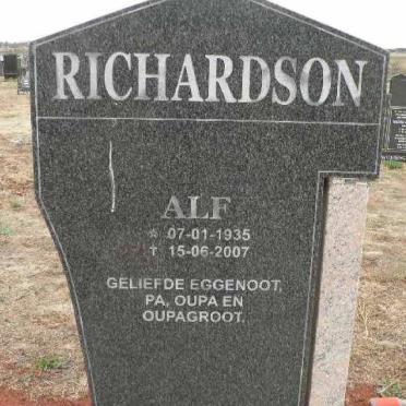 RICHARDSON Alf 1935-2007
