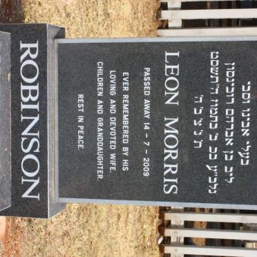 ROBINSON Leon Morris -2009