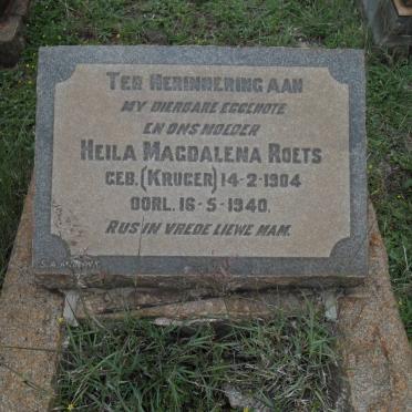 ROETS Heila Magdalena nee KRUGER 1904-1940