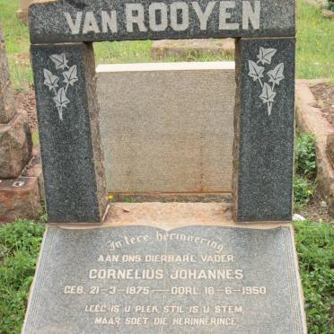 ROOYEN Cornelius Johannes, van 1875-1950