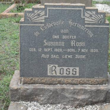 ROSS Susanna 1920-1939