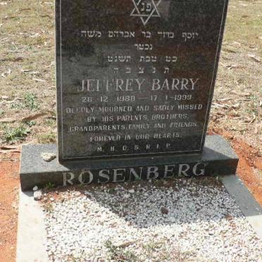 ROSENBERG Jeffrey Barry 1969-1999