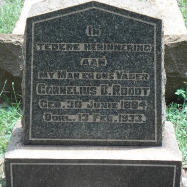 ROODT Cornelius D. 1884-1933