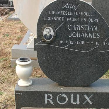 ROUX Christian Johannes 1918-1987