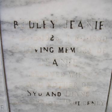 RODLEY Jeanie 1926-1980