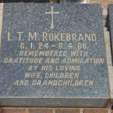 ROKEBRAND L.T.M. 1924-1986
