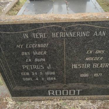 ROODT Petrus J. 1896-1964 &amp; Hester Beatrix 1886-1971