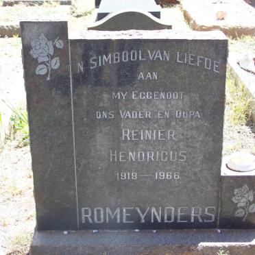 ROMEYNDERS Reinier Hendricus 1919-1966