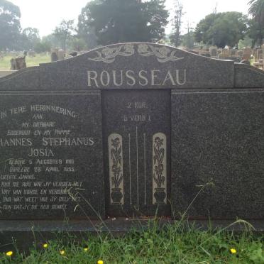 ROUSSEAU Johannes Stephanus Josia 1910-1955