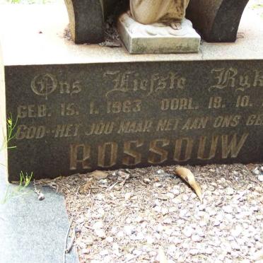 ROSSOUW Rykie 1963-1963