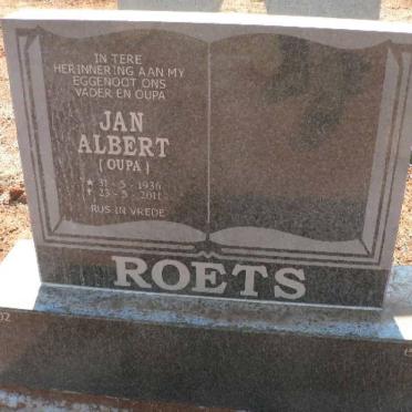 ROETS Jan Albert 1936-2011