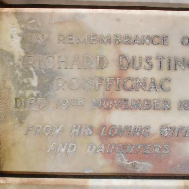 ROUFFIGNAC Richard Dusting 1881-1947 &amp; Mary Constance 1880-1961