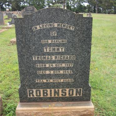 ROBINSON Thomas Richard 1927-1946