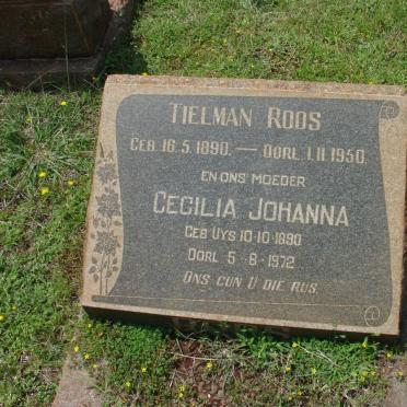 ROOS Tielman 1890-1950 &amp; Cecilia Johanna UYS 1890-1972