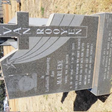 ROOYEN Marlene, van 1956-2005
