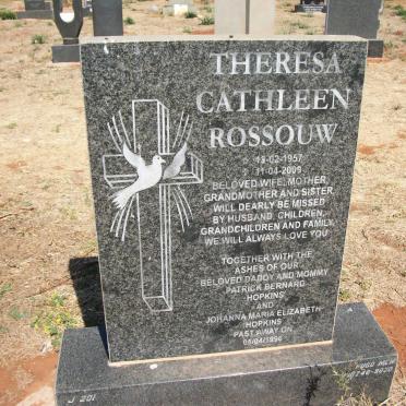 ROSSOUW Theresa Cathleen 1957-2009