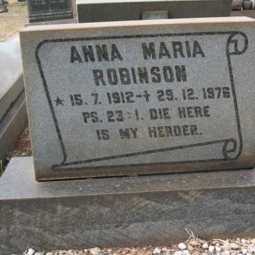 ROBINSON Anna Maria 1912-1976