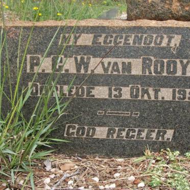 ROOYEN P.G.W., van -1955