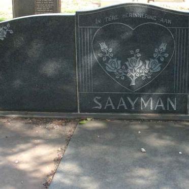 SAAYMAN Hennie 1905-1977